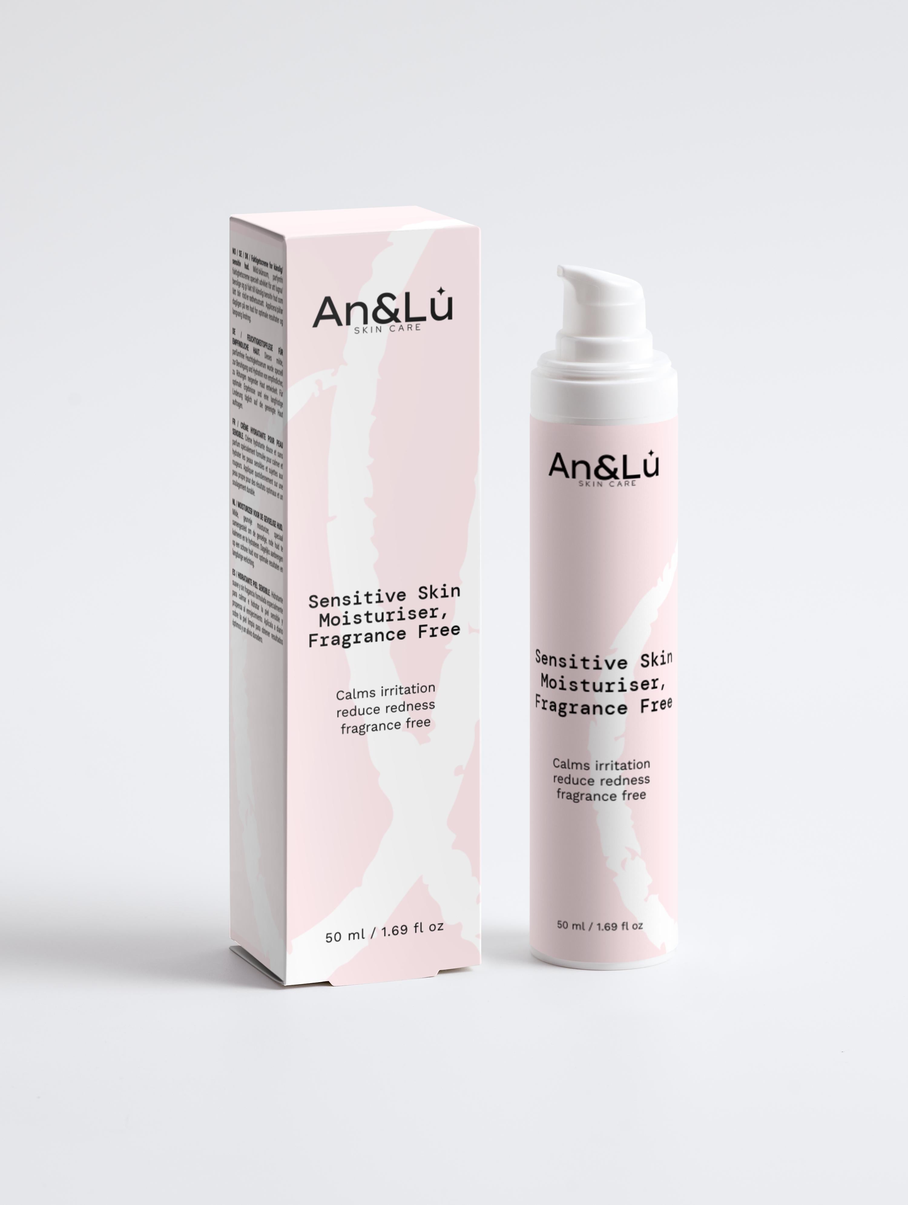 Sensitive Skin Moisturiser, Fragrance Free