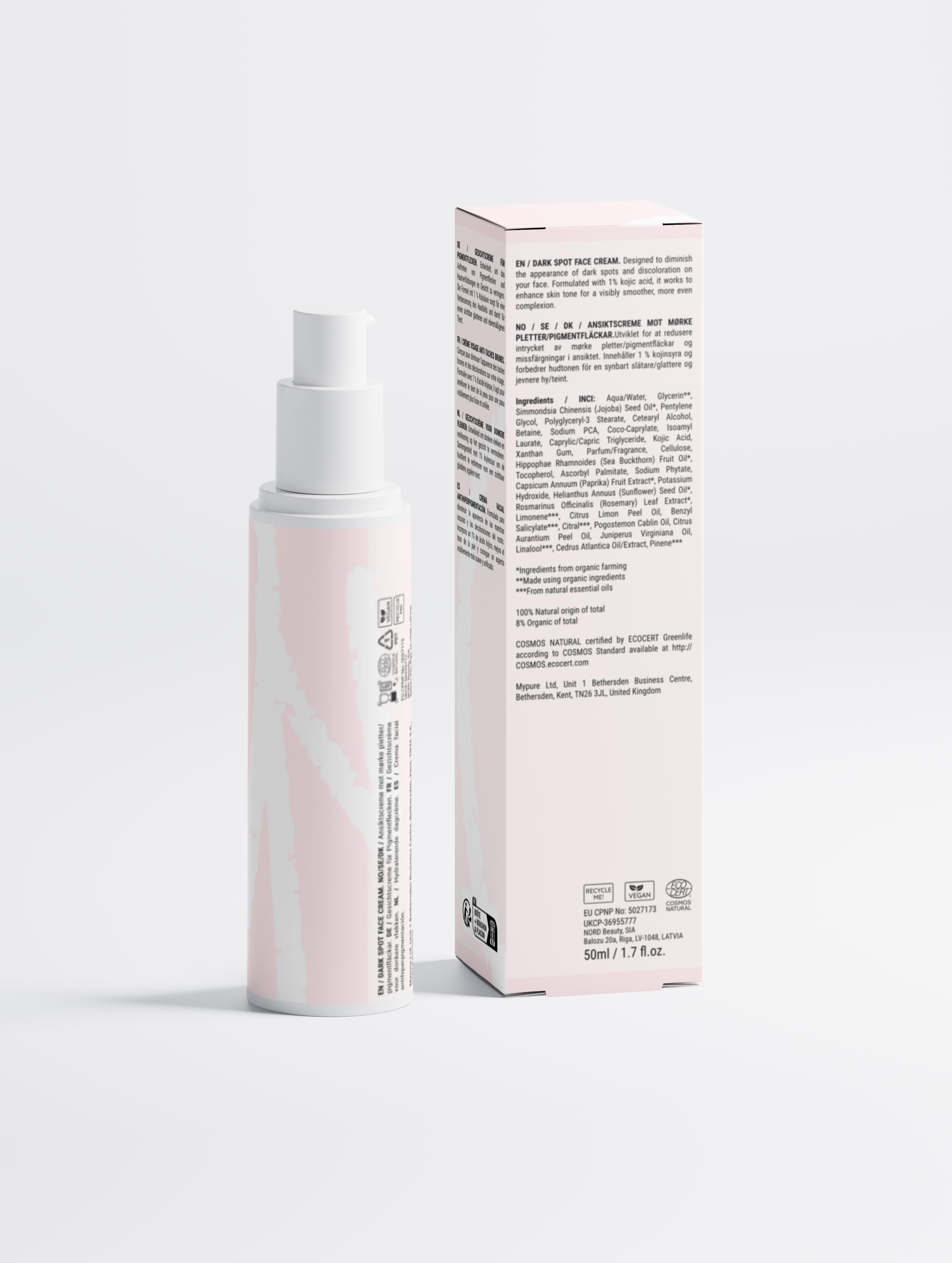 Dark Spot Face Cream with Kojic Acid